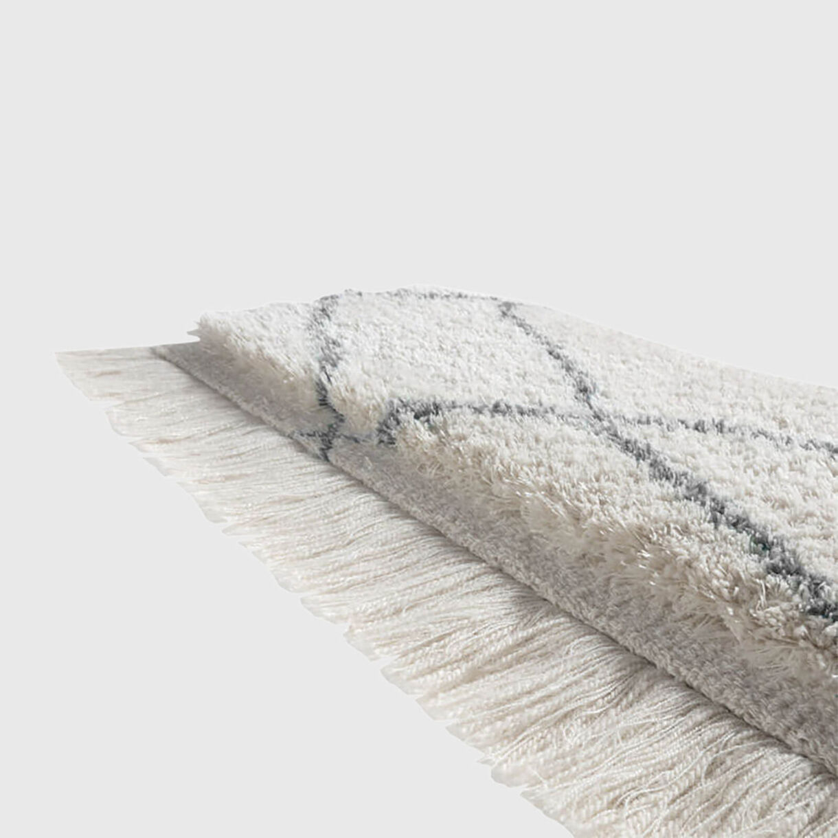 Pasha Berber Rug, Pearl Gunmetal